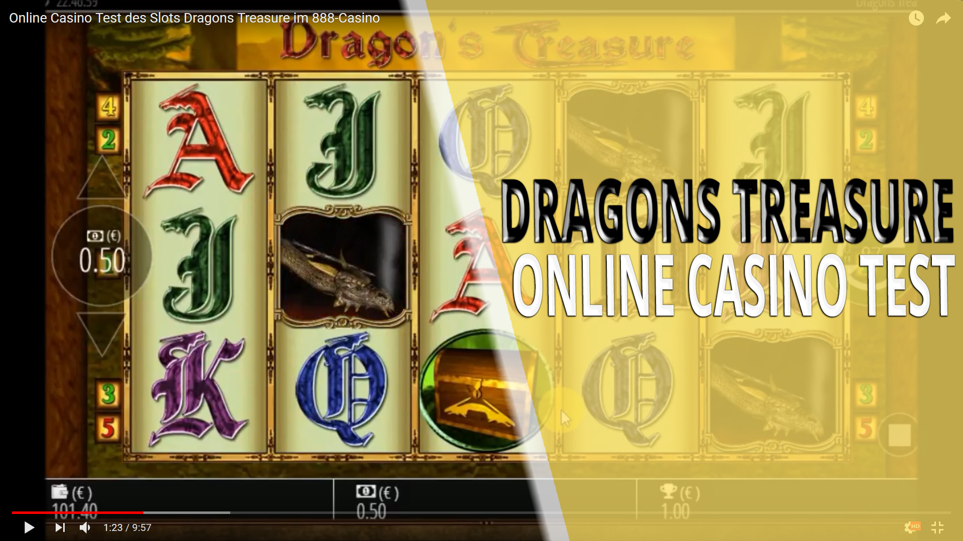 Automatenspiel Slots - Dragons Treasure